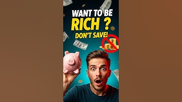 Wanna be rich ? Don’t save  #financialfreedom #financetips #unitedstates #irs #savings