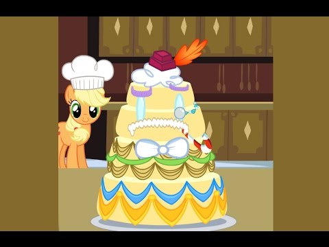 My Little Pony Games Play Applejack s Wedding  Cake  