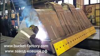 Ремонт ковша фронтального погрузчика / Repairing A Front End Loader Bucket