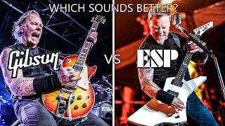 James Hetfield's ESP vs Gibson | Which Guitar Sounds Better?