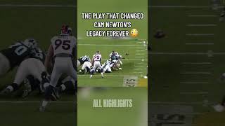 THE PLAY THAT CHANGED CAM NEWTON LEGACY 😳 #nfl#football#nflshorts#nflmemes#shorts#sports#nflfootball