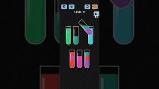 Water Color Sort Level 11 Walkthrough Gameplay