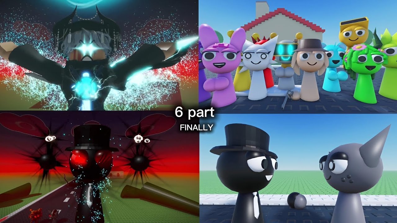 Sprunki VS Black 666 Phase (horror of house) (part 6 - Finale