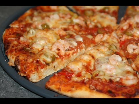 Vidéo: Pizza De La Mer Aux Crevettes : Exotique Et Savoureuse