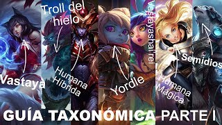 TODAS LAS RAZAS EN LEAGUE OF LEGENDS Parte I | Universo Lol con Halo | Historias de campeones