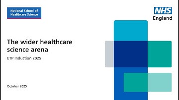 De bredere arena van de gezondheidszorgwetenschap (ETP-inductie 2025)