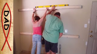 2x4 Garage shelves - easiest storage you will ever build. Here are some simple shelves that can be customized to fit your needs. 