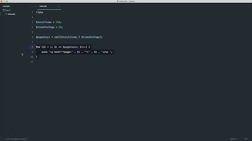 PHP Basics: Looping: The FOR loop (19/35)