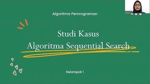 Video Penugasan Mata Kuliah Algoritma Pemrograman