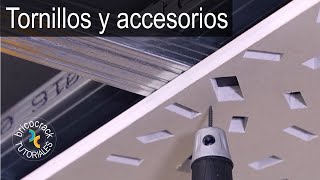 Tornillos y accesorios para instalaciones de tabiques y techos de placas de yeso (Bricocrack)