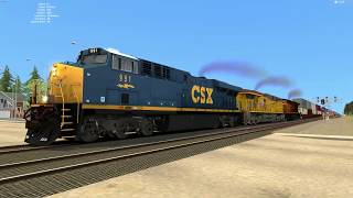 TS19: CSX #991 Leads UP Intermodal.