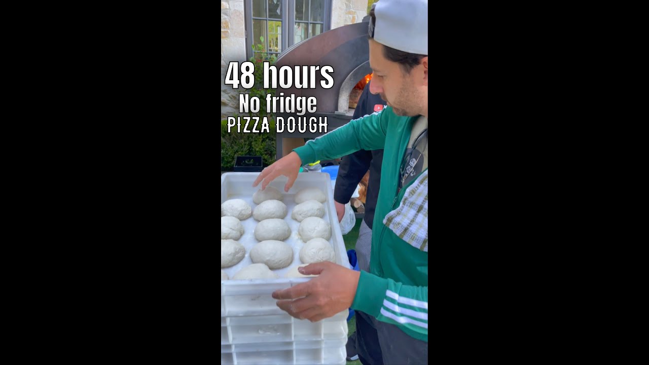 Pizza Dough 48 hours NO FRIDGE, It's Possible? 
