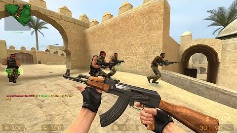 Counter Strike Source Gameplay Video 22-04-2023 map de_dust2
