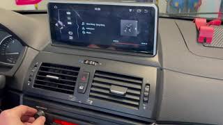Removal perfect radio BMW  X3 e84  Android  10 system whit GPS.