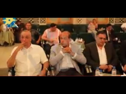 بالفيديو ظهور أنس الفقي وسامح فهمي بعزاء والدة أسامه الشيخ