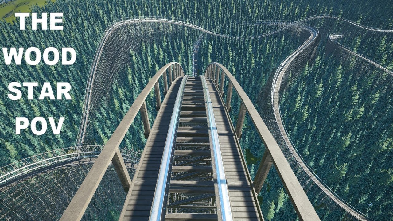 Planet Coaster: The Wood Star RollerCoaster POV