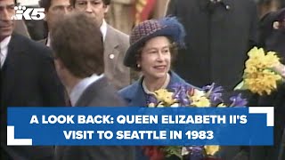 A look back at Queen Elizabeth II’s visit to Seattle in 1983