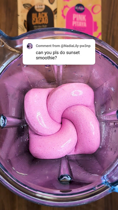 Is this a sunset smoothie at the end?