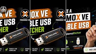 How to Make a Proxmox VE Bootable USB with Balena Etcher | Step-by-Step Beginner Guide