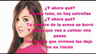 Y Ahora Qué? - Danna Paola - Lyrics chords