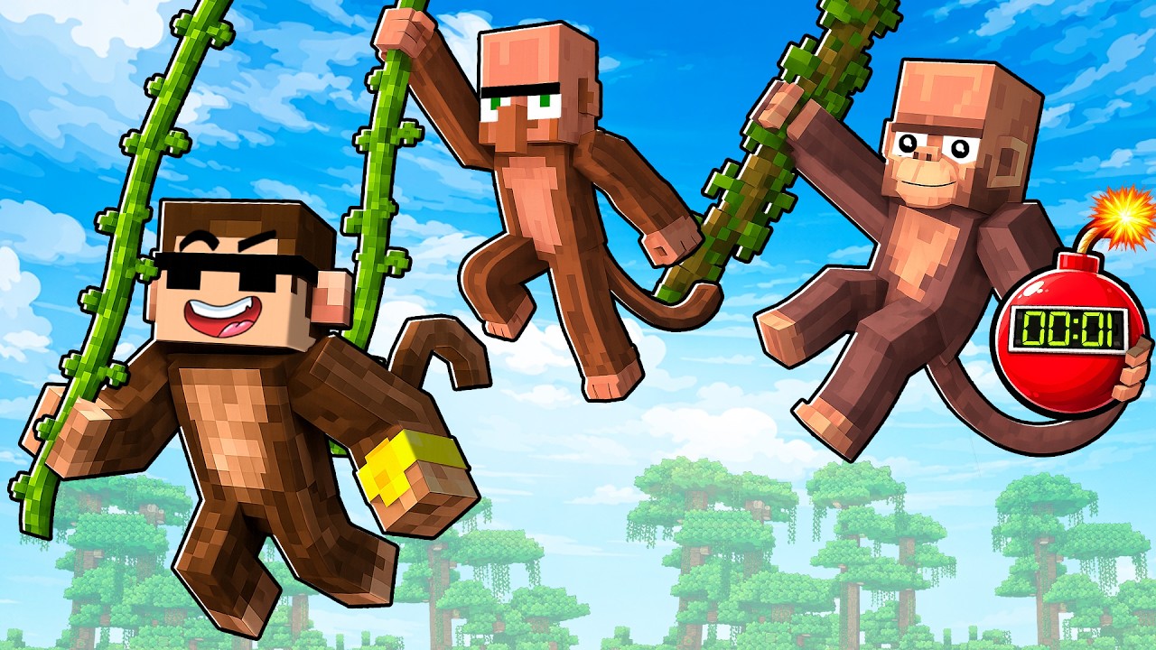 I BECAME FASTEST MONKEY in ROBLOX +1 MONKEY ESCAPE...