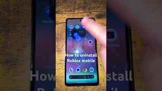 How to uninstall Roblox mobile
