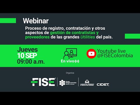 Webinar - Contratación de proveedores