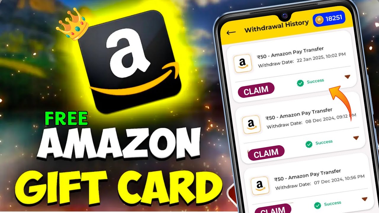How To Get Free Amazon Cards How to Get Free Amazon Gift Card 2025 | Free Amazon Gift Card Earning