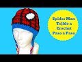 GORRO TEJIDO DE SPIDER MAN PARA NIÑOS 3-8años - GORRO TEJIDO DEL HOMBRE ARAÑA