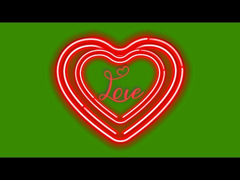 Free Love Animation Green Screen