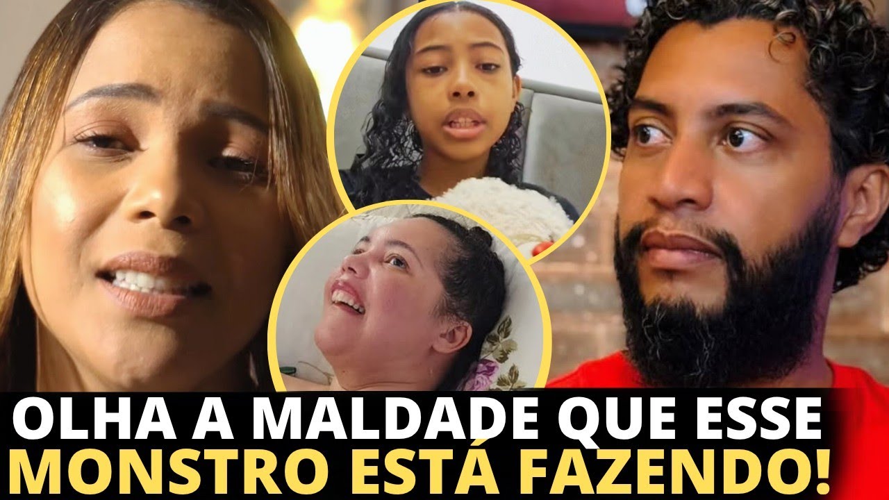 Filha de Amanda Wanessa pede socorro e diz que avós e tia são maus