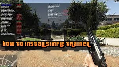 GTA 5 PC MOD MENU SIMPLE TRAINER  [UPDATED]
