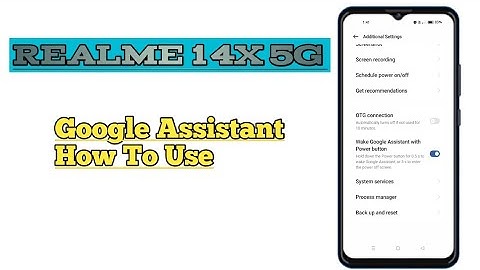 Realme 14x 5G || How To Use Google Assistant Feature