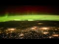 Российский космонавт снял северное сияние над Землёй