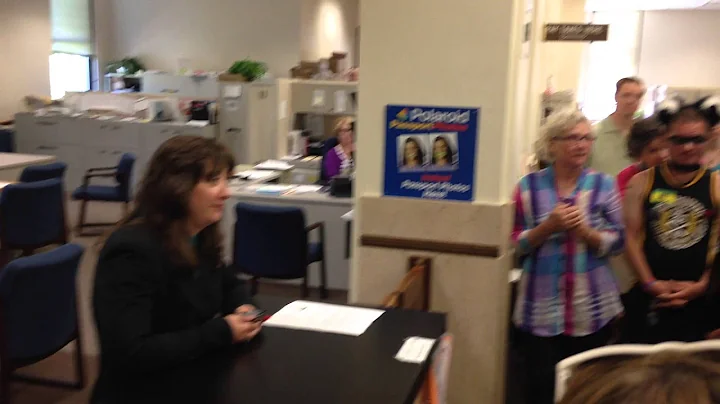 RAW VIDEO: Protesters ask clerk to issue licenses