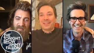 Rhett & Link Physically Connect with Jimmy Using a Talking Stick