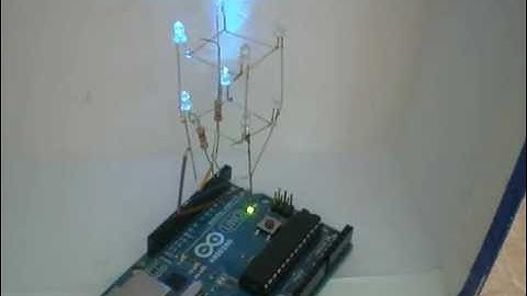 2X2X2 LED CUBE WITH ARDUINO
