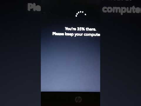 Updates are underway please keep your computer on windows 11 restart.