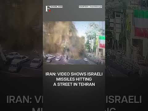 لحظه موشک های اسرائیلی به تهران برخورد کردند 18