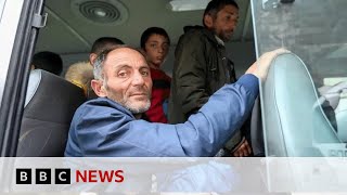 Armenia welcomes refugees from Nagorno-Karabakh - BBC News