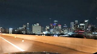 HOUSTON TEXAS HOODS AT NIGHT