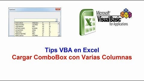 Cargar ComboBox Varias Columnas N° 1