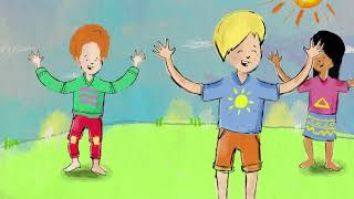 Stampf und Klatsch Animiertes Tanzvideo   Lichterkinder   Kinderlieder   Bewegungslieder