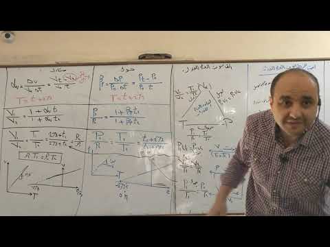 قانون جولى والقانون العام للغازات مع الدكتور محمد الربعى