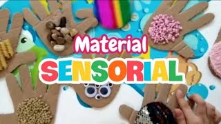 Actividades sensoriales / Manitas y piecitos  / Material didáctico.