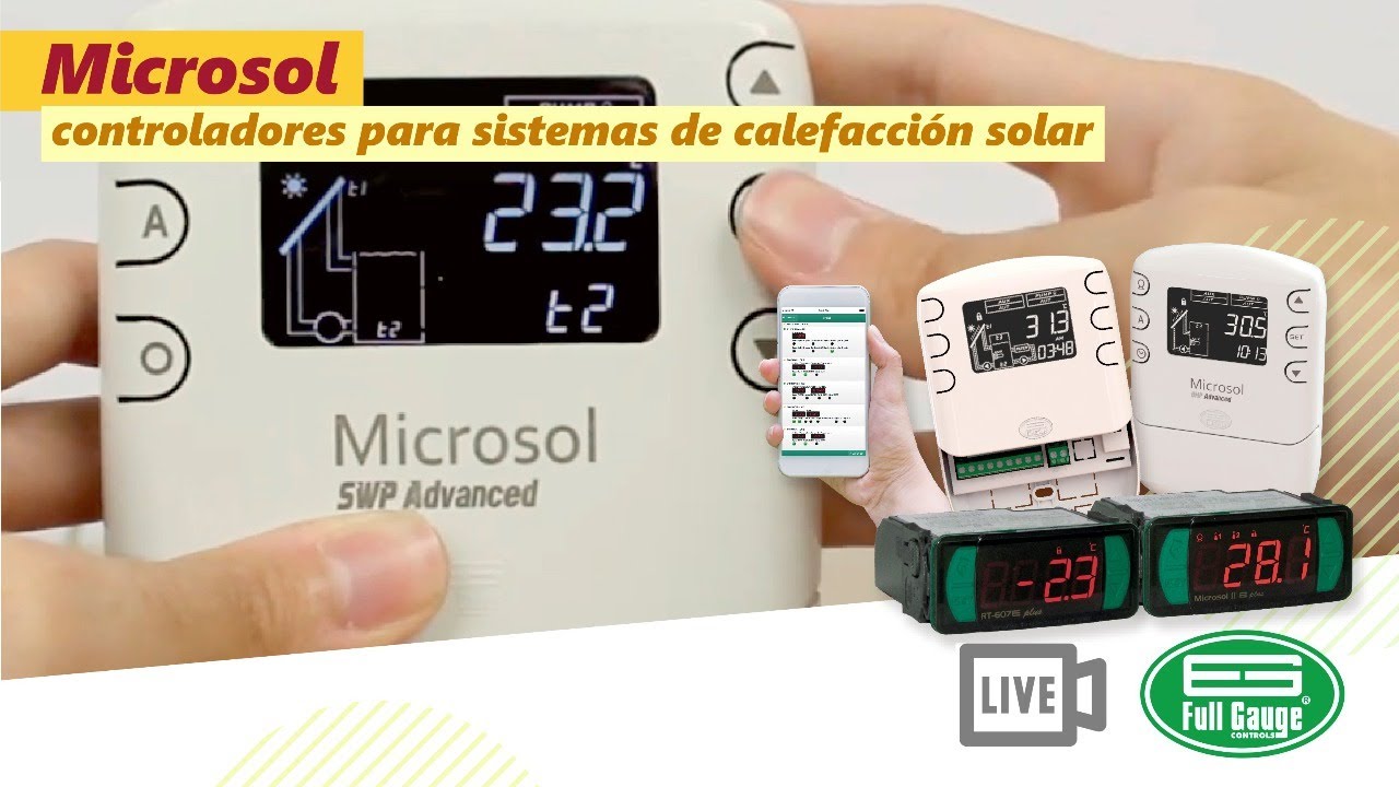 Microsol: controladores para sistemas de calefacción solar