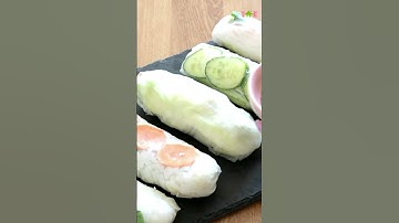 Authentic Vietnamese Spring Roll | Rice Paper Roll | Spring Roll With Spicy Dipping #Shorts