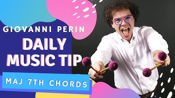 Major 7th Chords | Daily Music Tip 7 #dailymusictip #jazzvibraphonelesson #chordlesson #jazzlesson