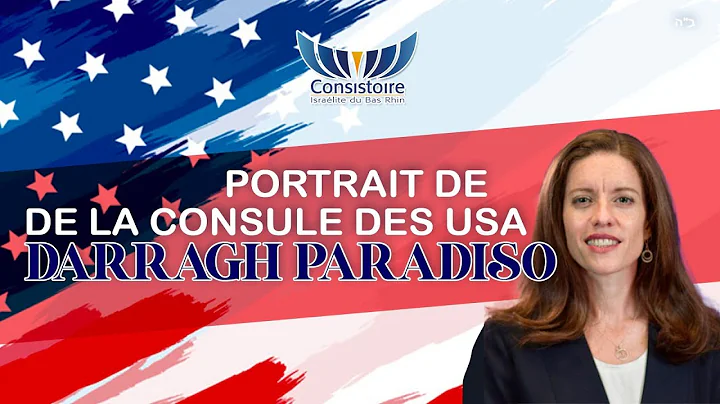 Portrait de la Consule des USA Darragh PARADISO - ...