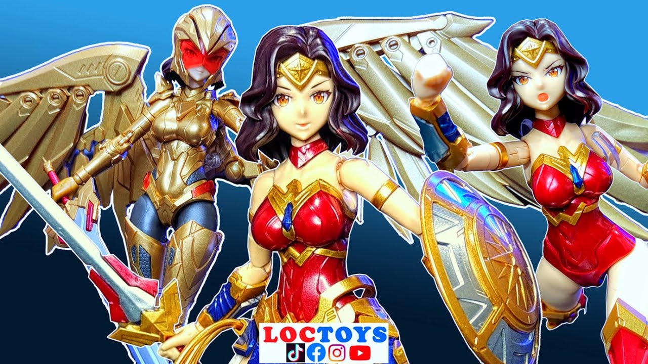 MS General DC Wonder - Woman Model Kit 1/12 (Classic Battle Suit & Golden Eagle Armor)